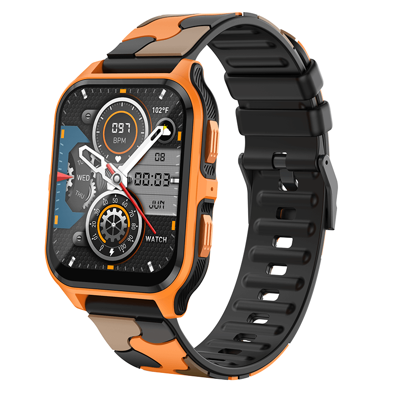 Oigool Military-grade heart rate Bluetooth call sports fitness outdoor smart watch