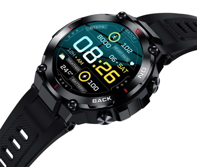 Oigool 2024 latest military grade GPS sports heart rate health smart watch available for men and women